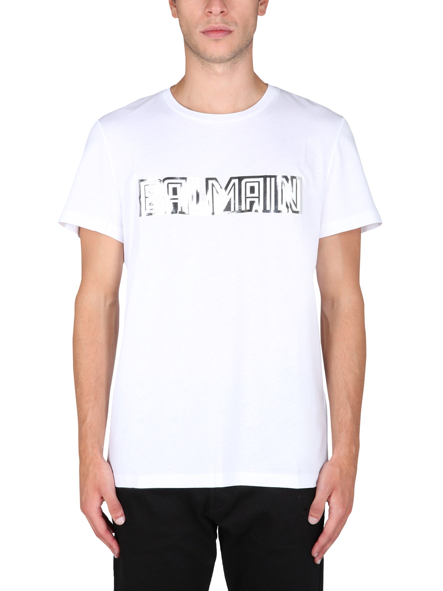 balmain t-shirt with logo