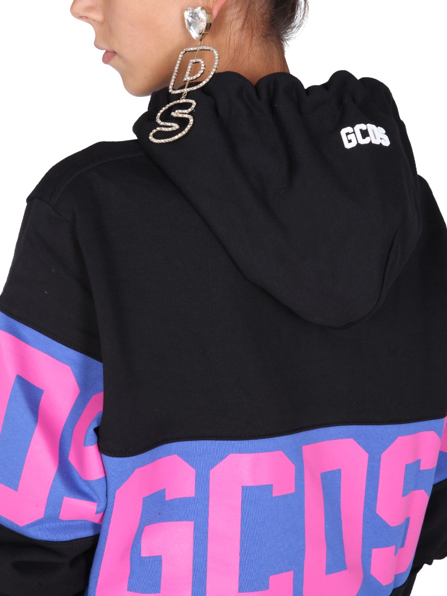 Bling Gcds Cropped Hoodie : Women Sweatshirts Black