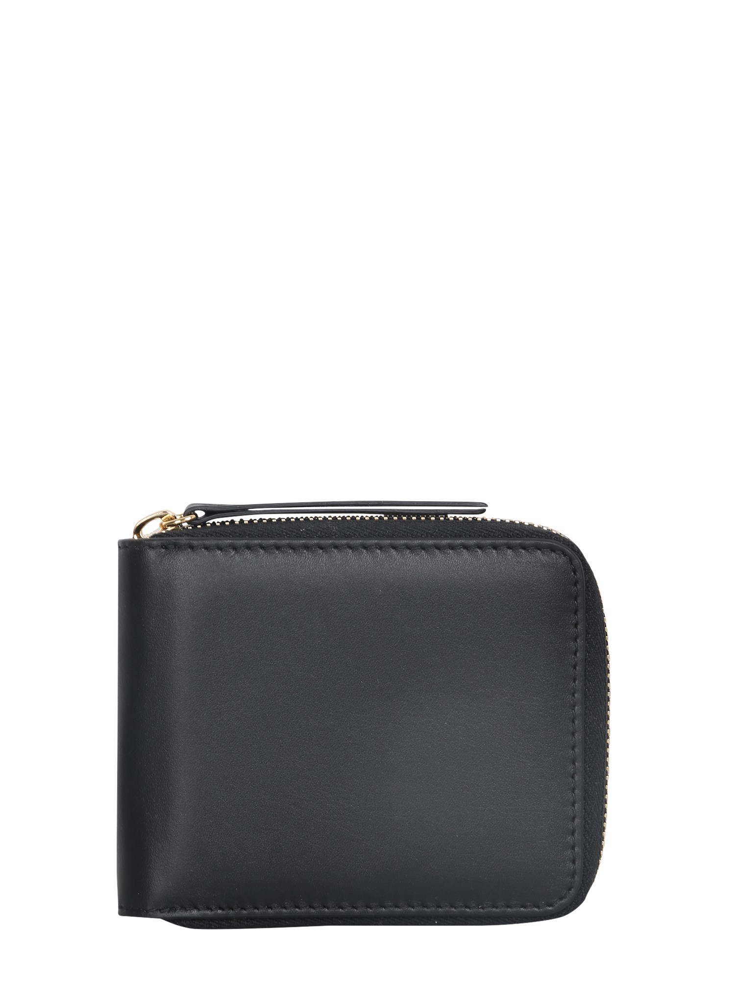 maison margiela leather wallet with zip