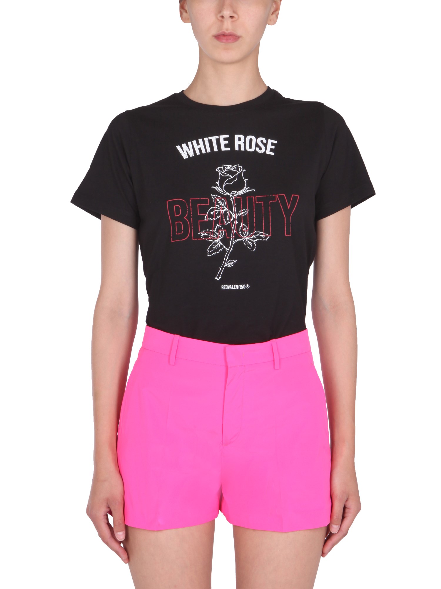 red valentino crew neck t-shirt