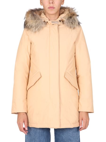 woolrich parka rosa