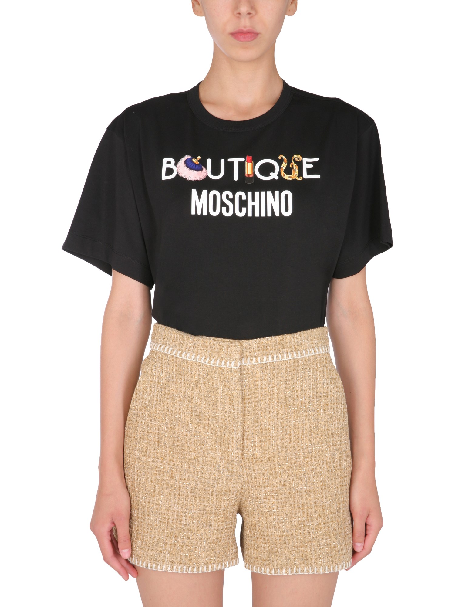 boutique moschino riding kit t-shirt