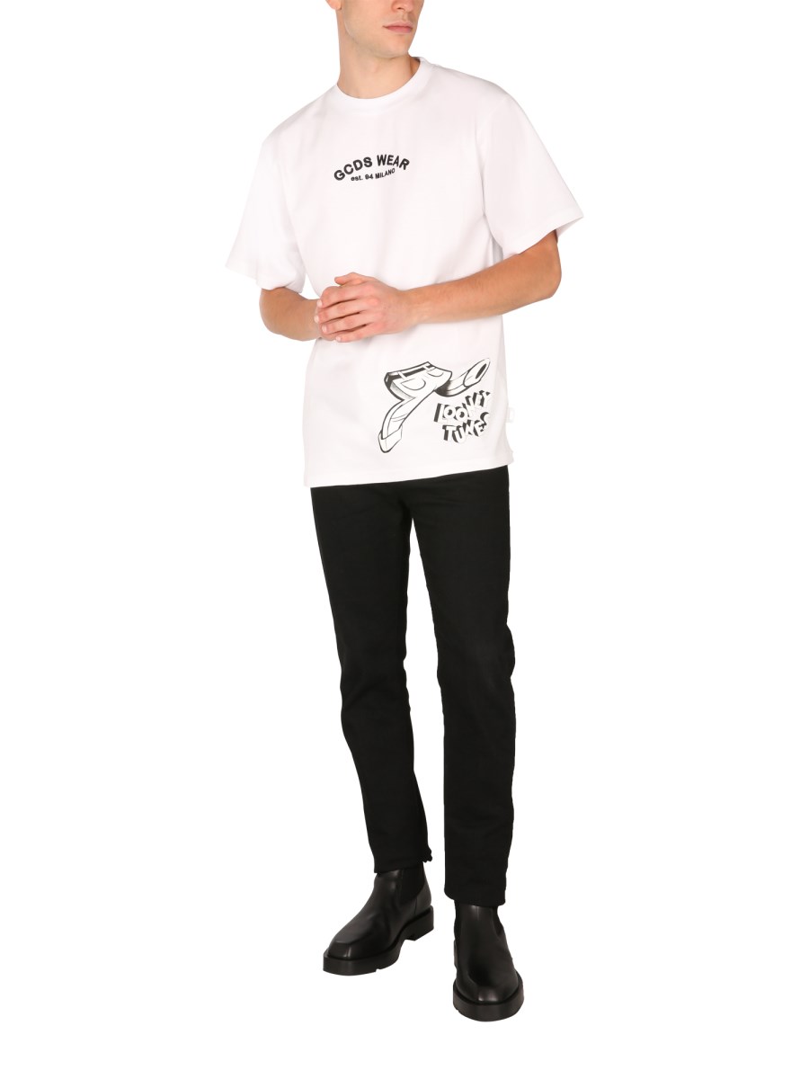 T-SHIRT CON STAMPA LOONEY TUNES