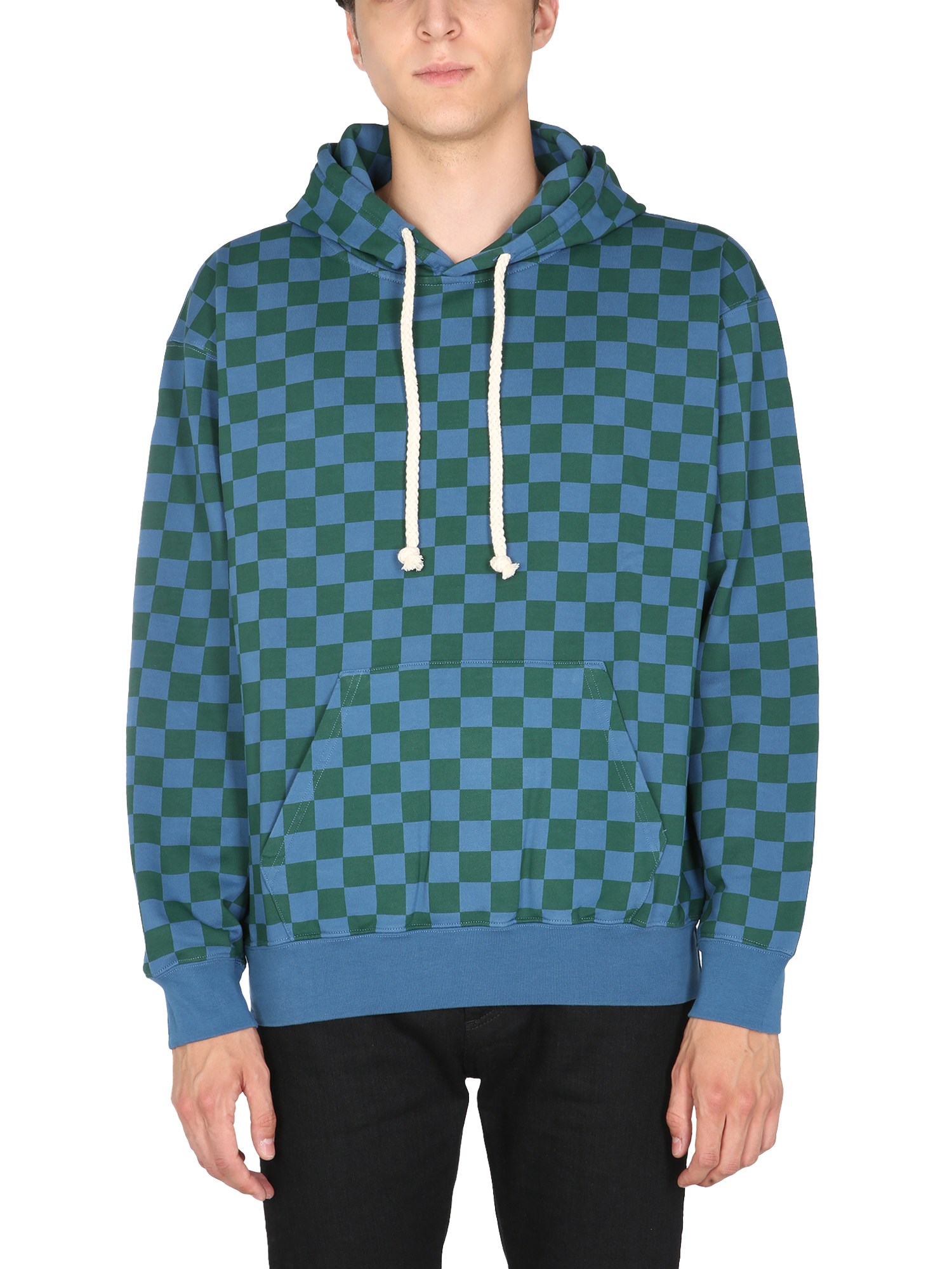 jw anderson checkerboard sweatshirt