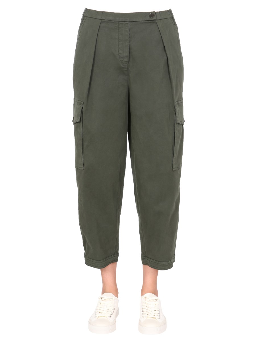 ASPESI PANTALONE CARGO IN GABARDINA DI COTONE