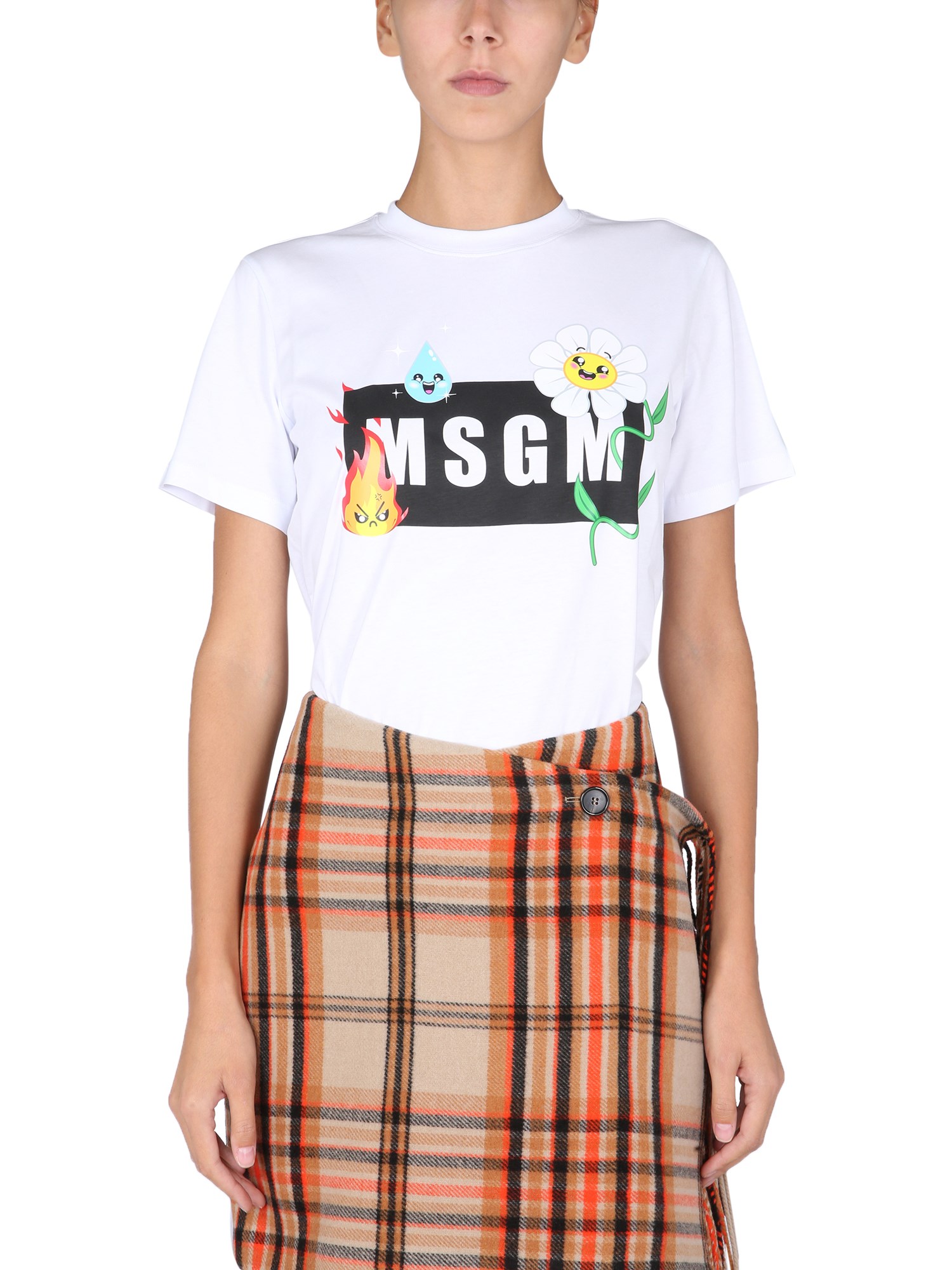 msgm "emoji" t-shirt