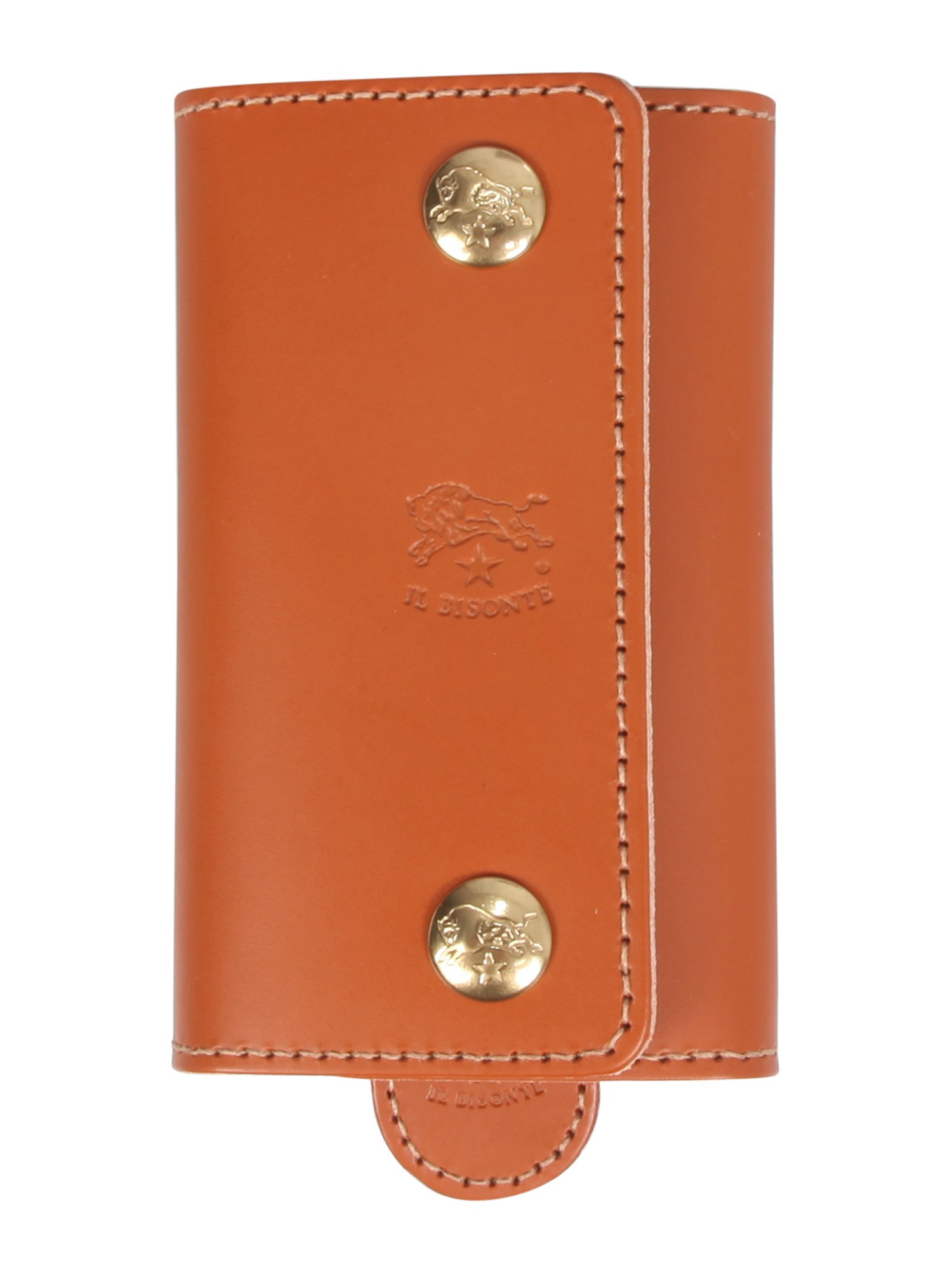 il bisonte leather key ring