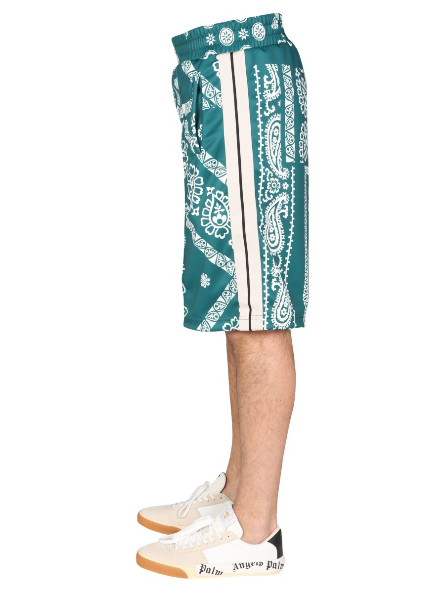 【BAON】[unisex] Bamu Keyring Banding Bermuda Pants PALM ANGELS - 