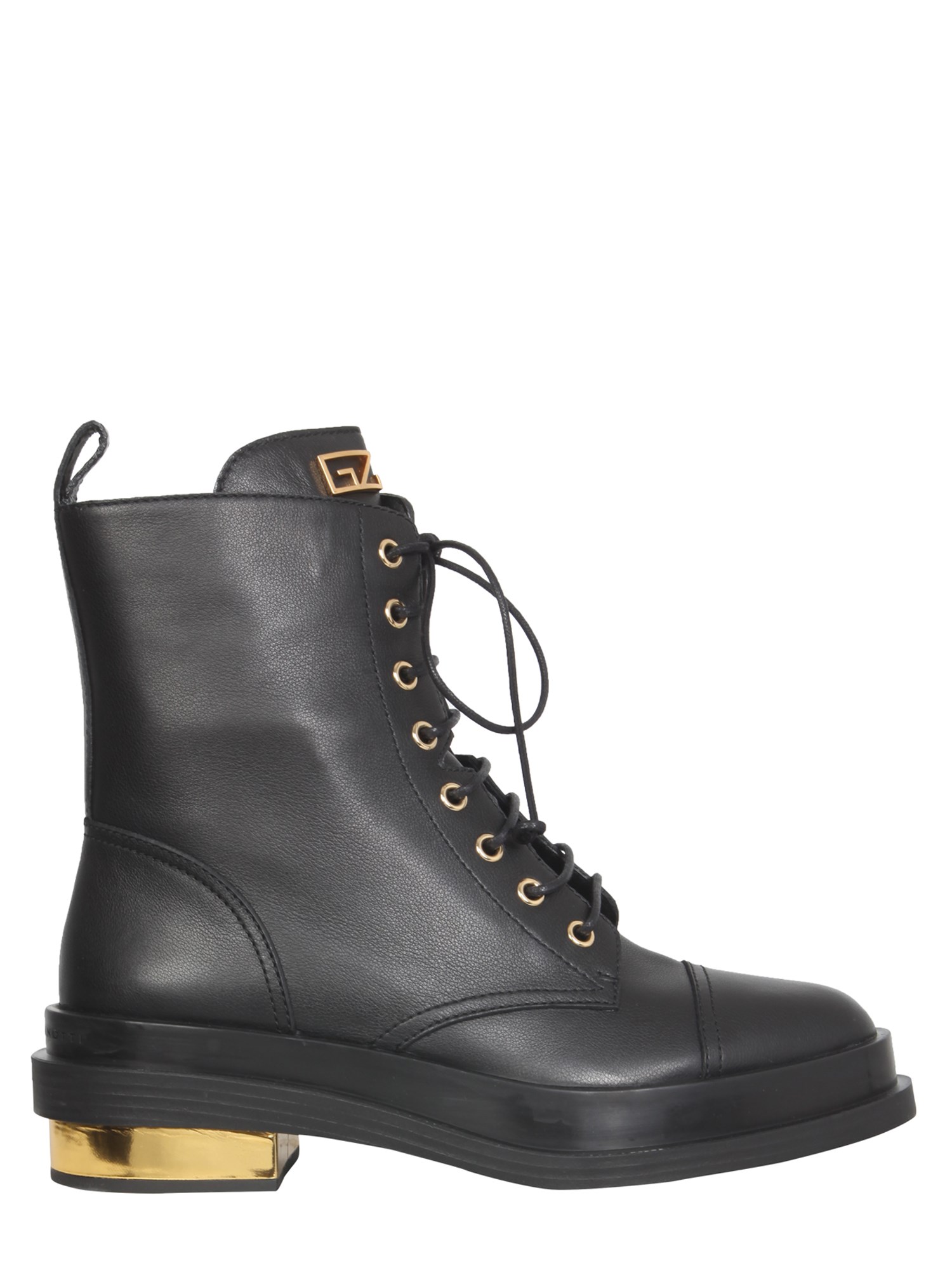 giuseppe zanotti leather biker boots