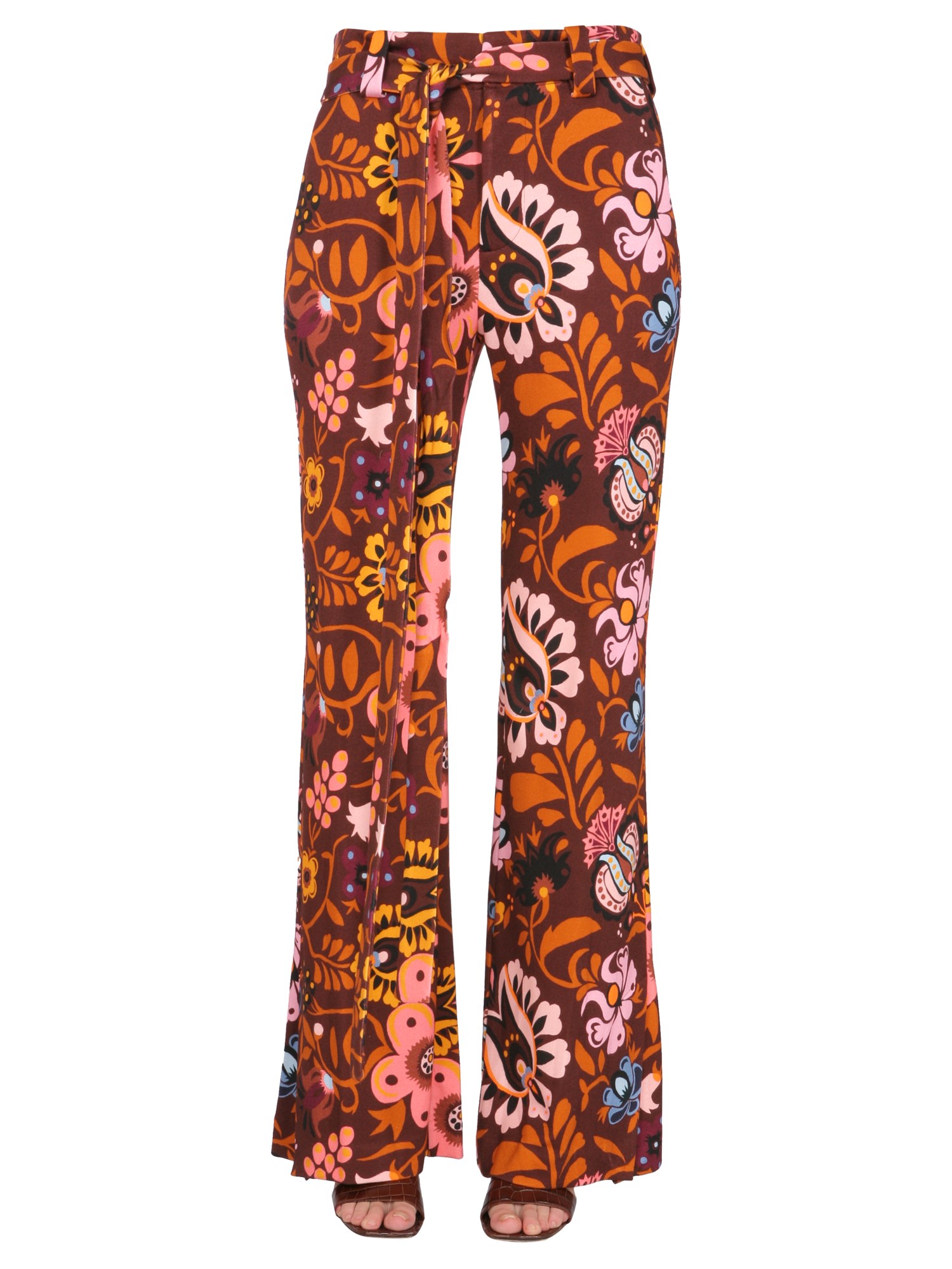 la doublej pants with selva print
