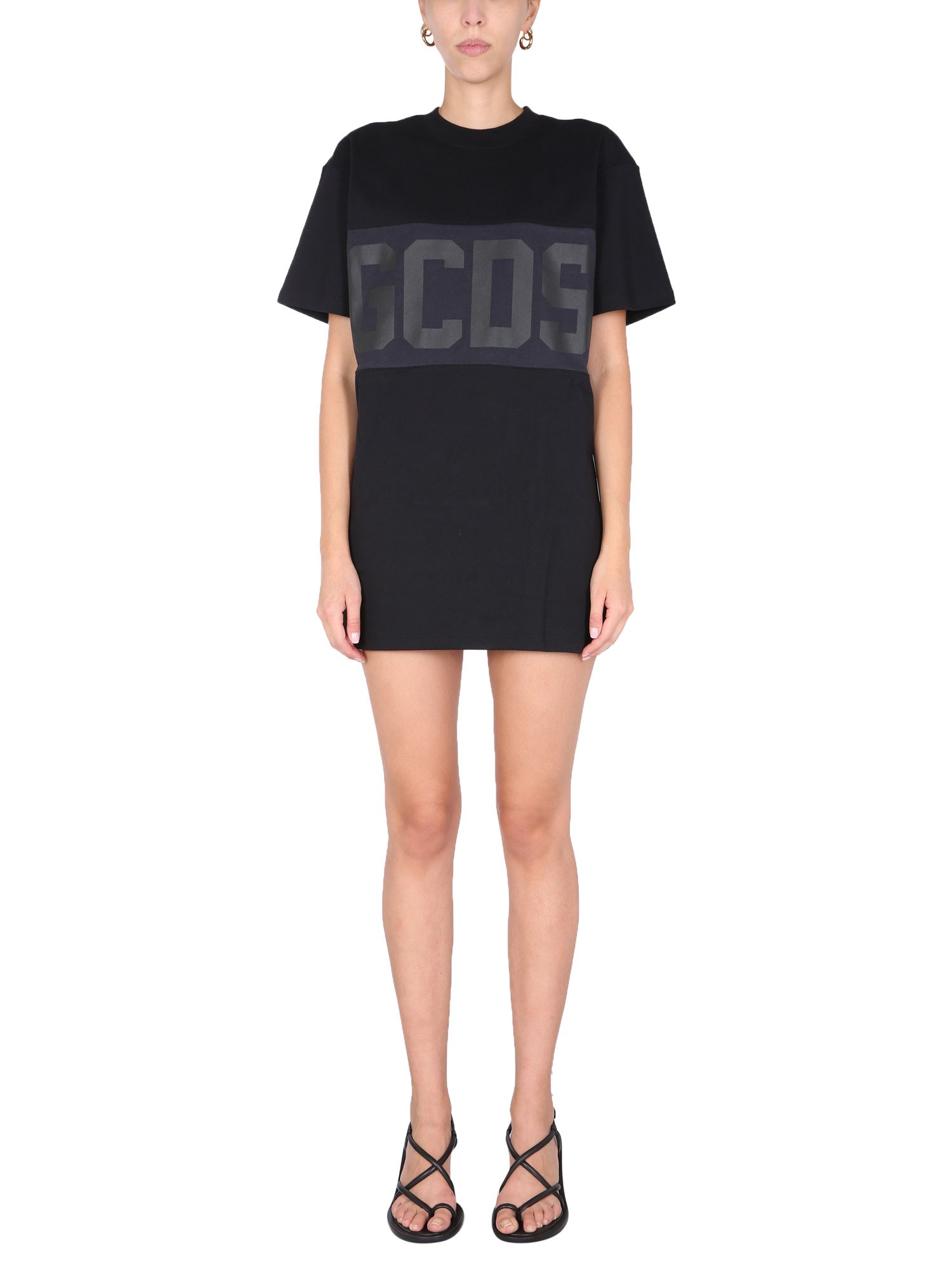 gcds round neck dress