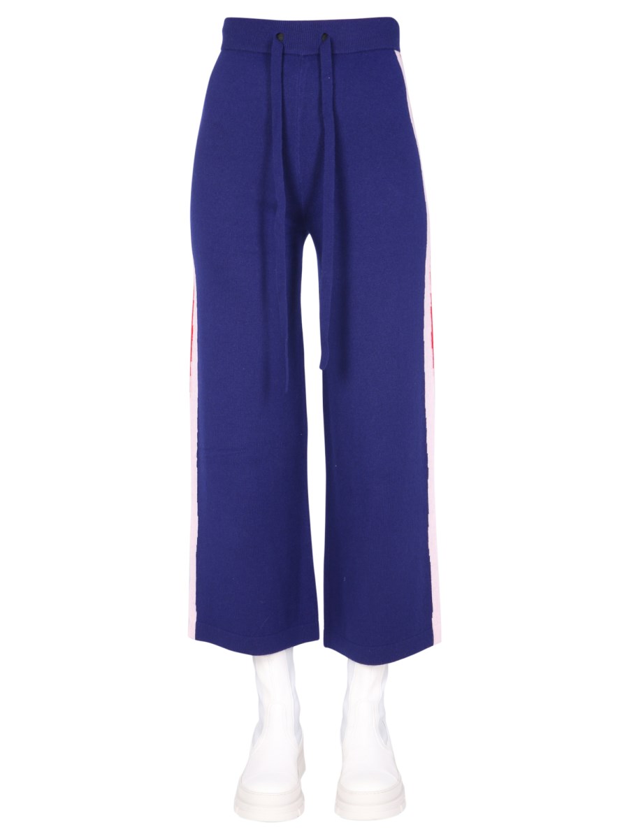 ÊTRE CÉCILE PANTALONE WAVY IN MAGLIA DI MISTO CASHMERE