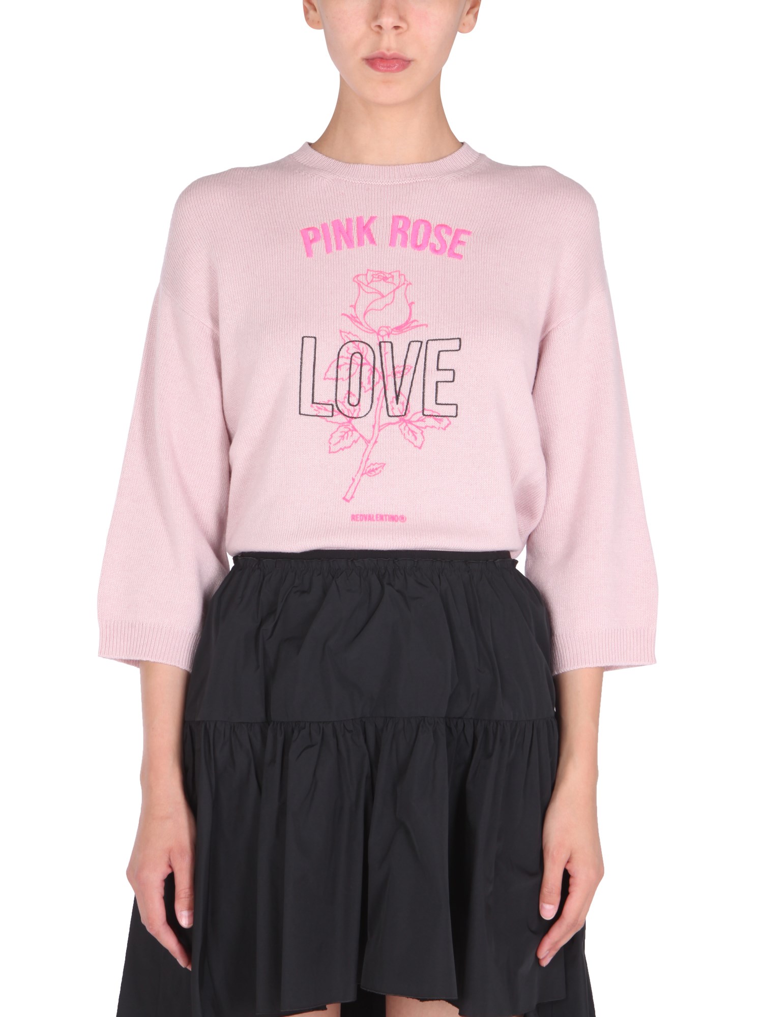 red valentino crew neck sweater