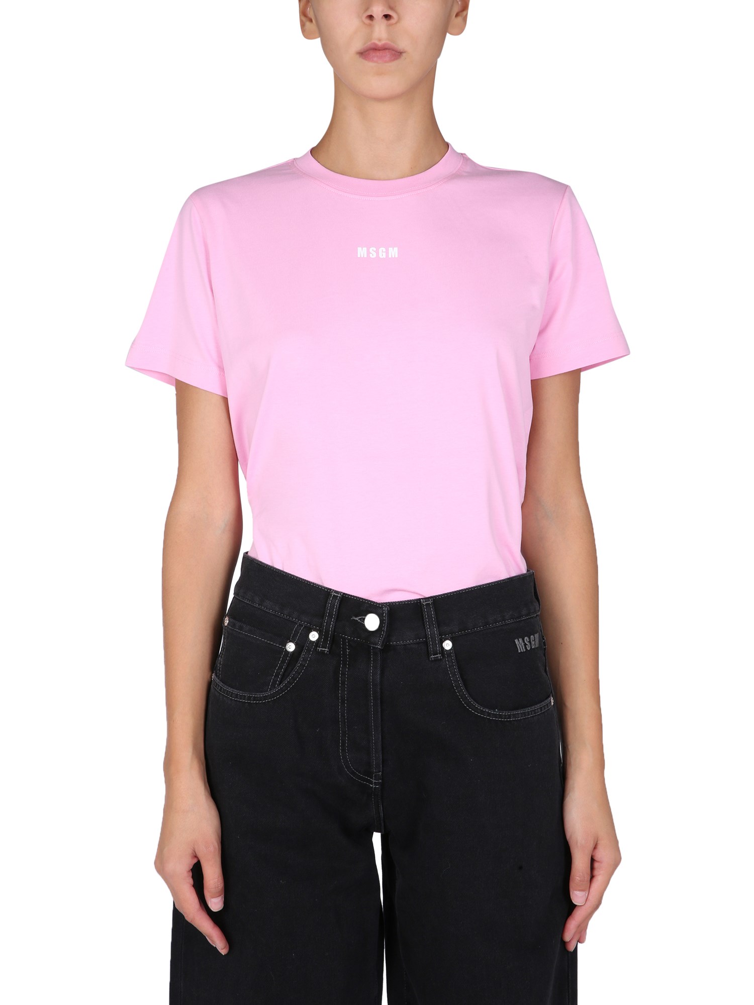 msgm crew neck t-shirt