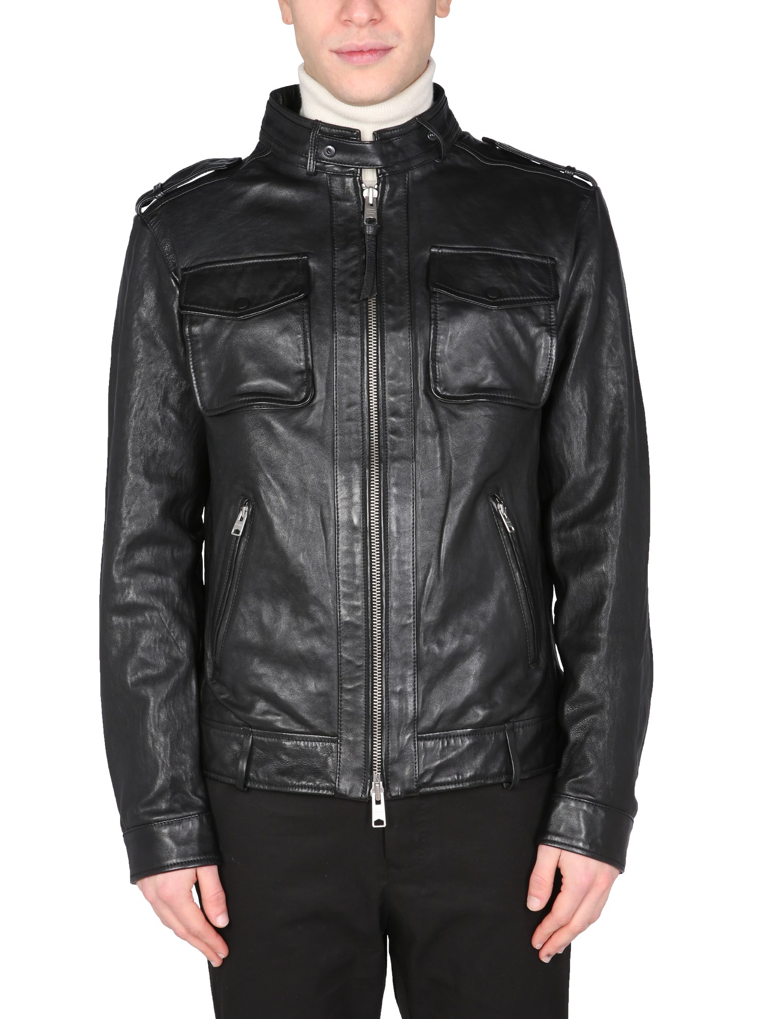 allsaints "emmery" biker jacket