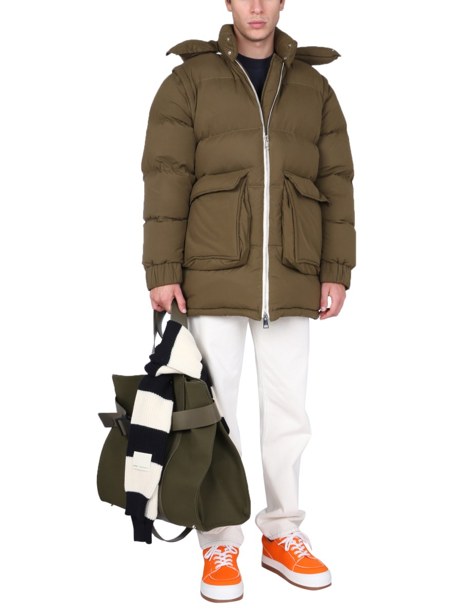 Puffy nylon outlet jacket