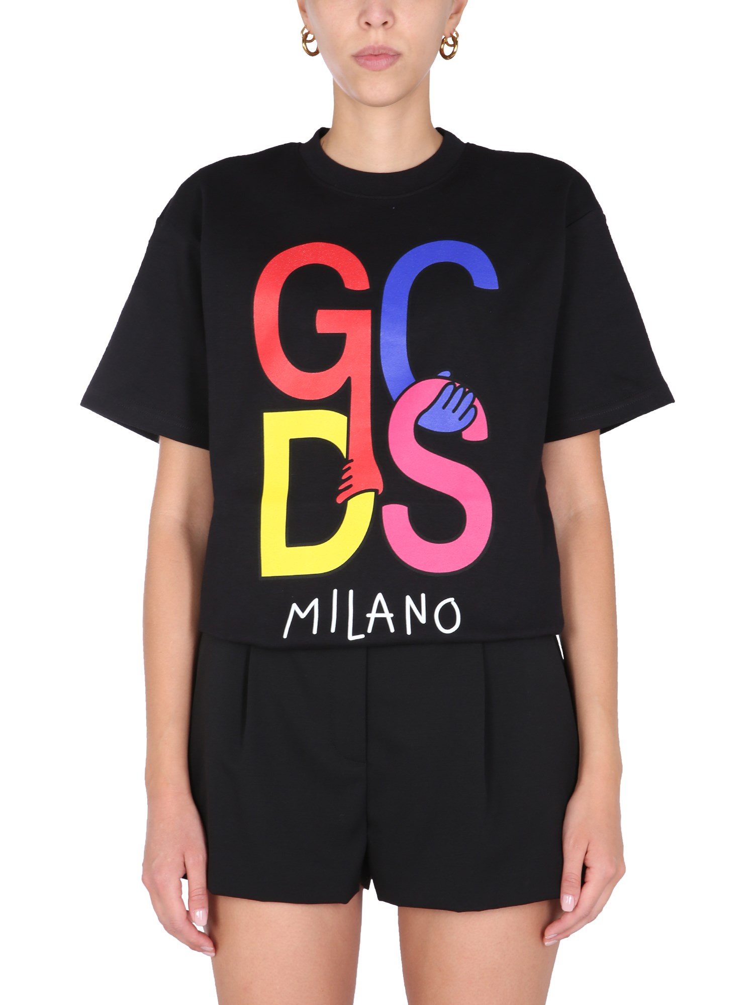 gcds crew neck t-shirt