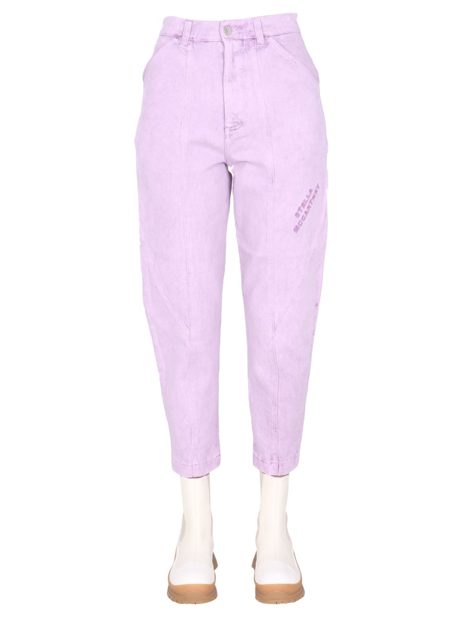 JEANS CON LOGO RICAMATO 