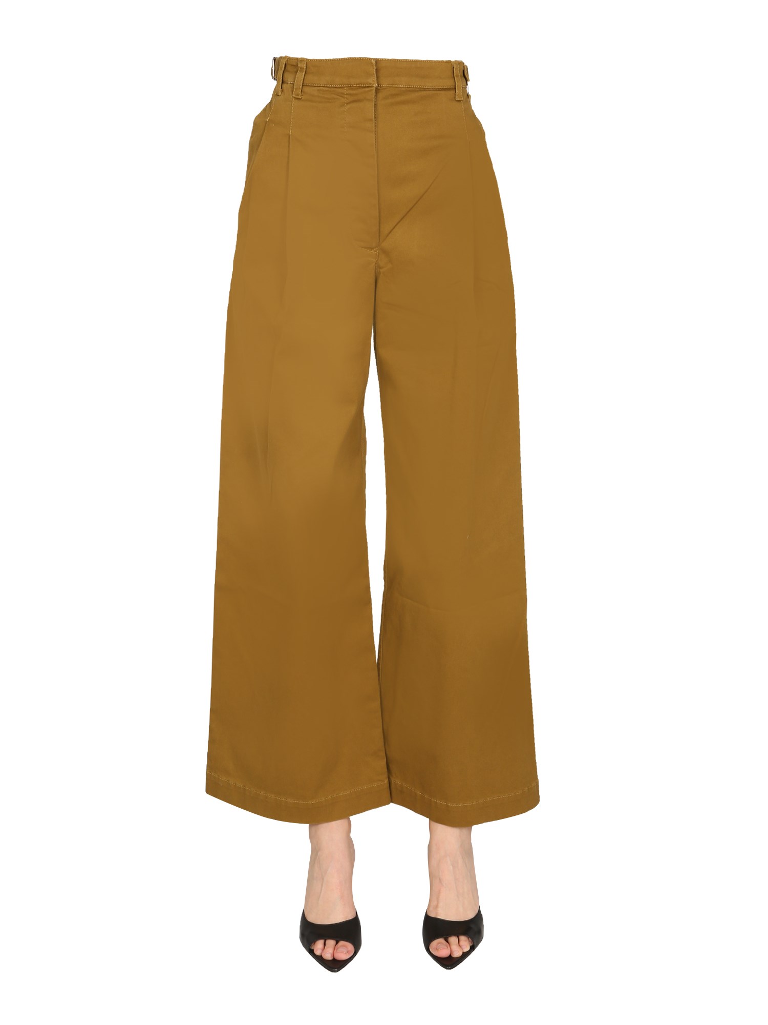 proenza schouler white label cotton twill trousers