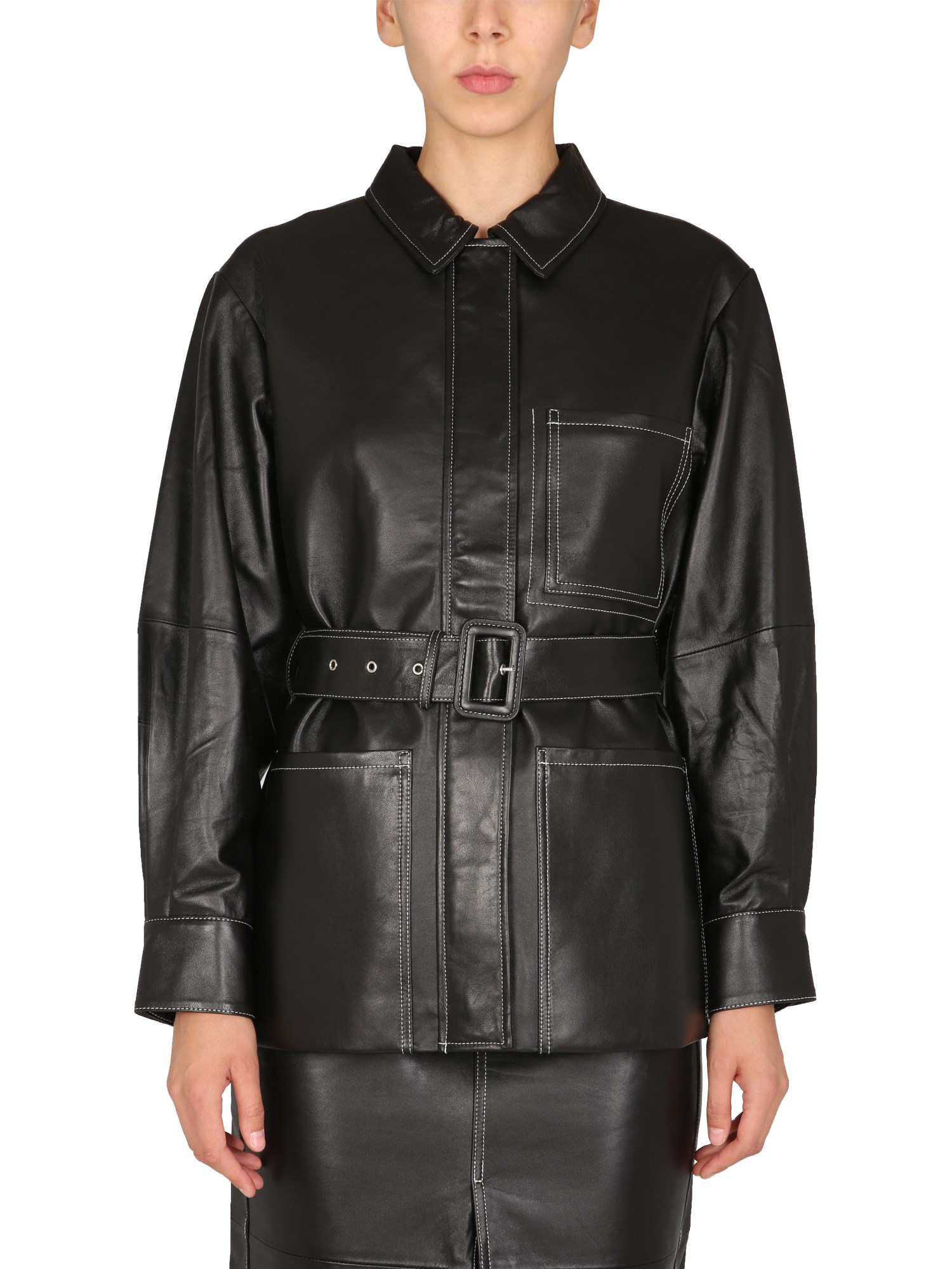 proenza schouler white label nappa leather jacket