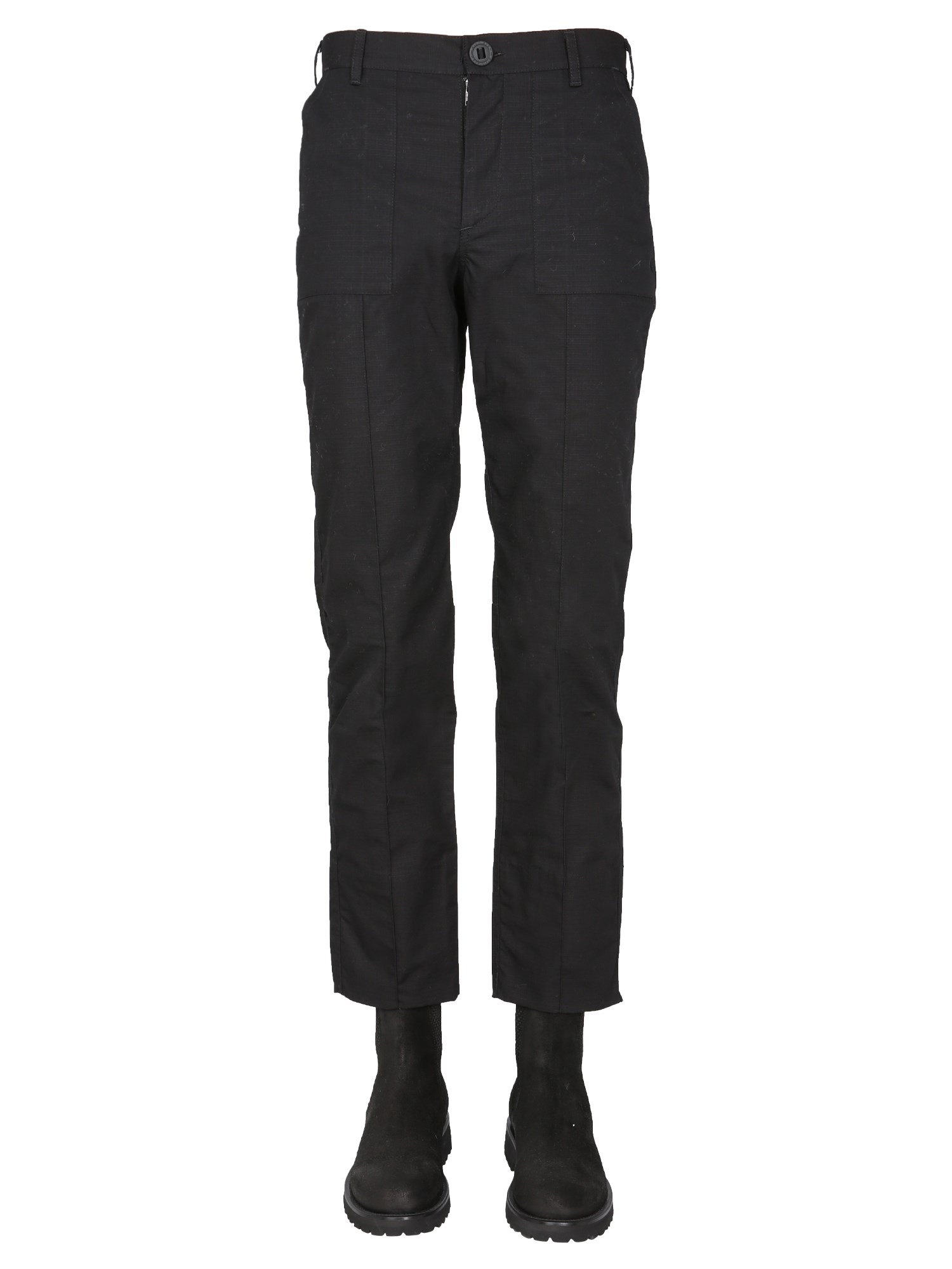 arkair pants with logo button