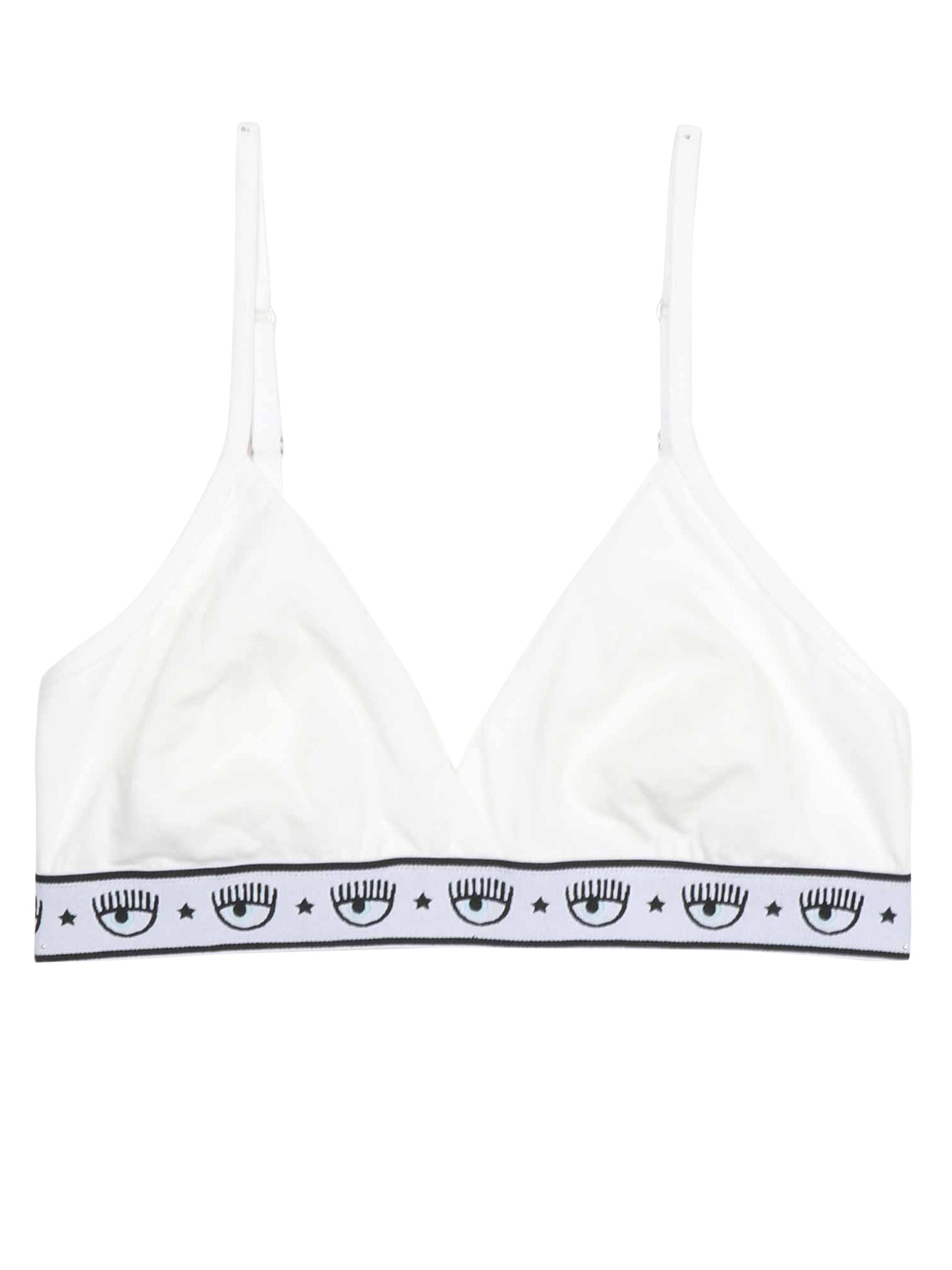 chiara ferragni bralette with maxi logomania