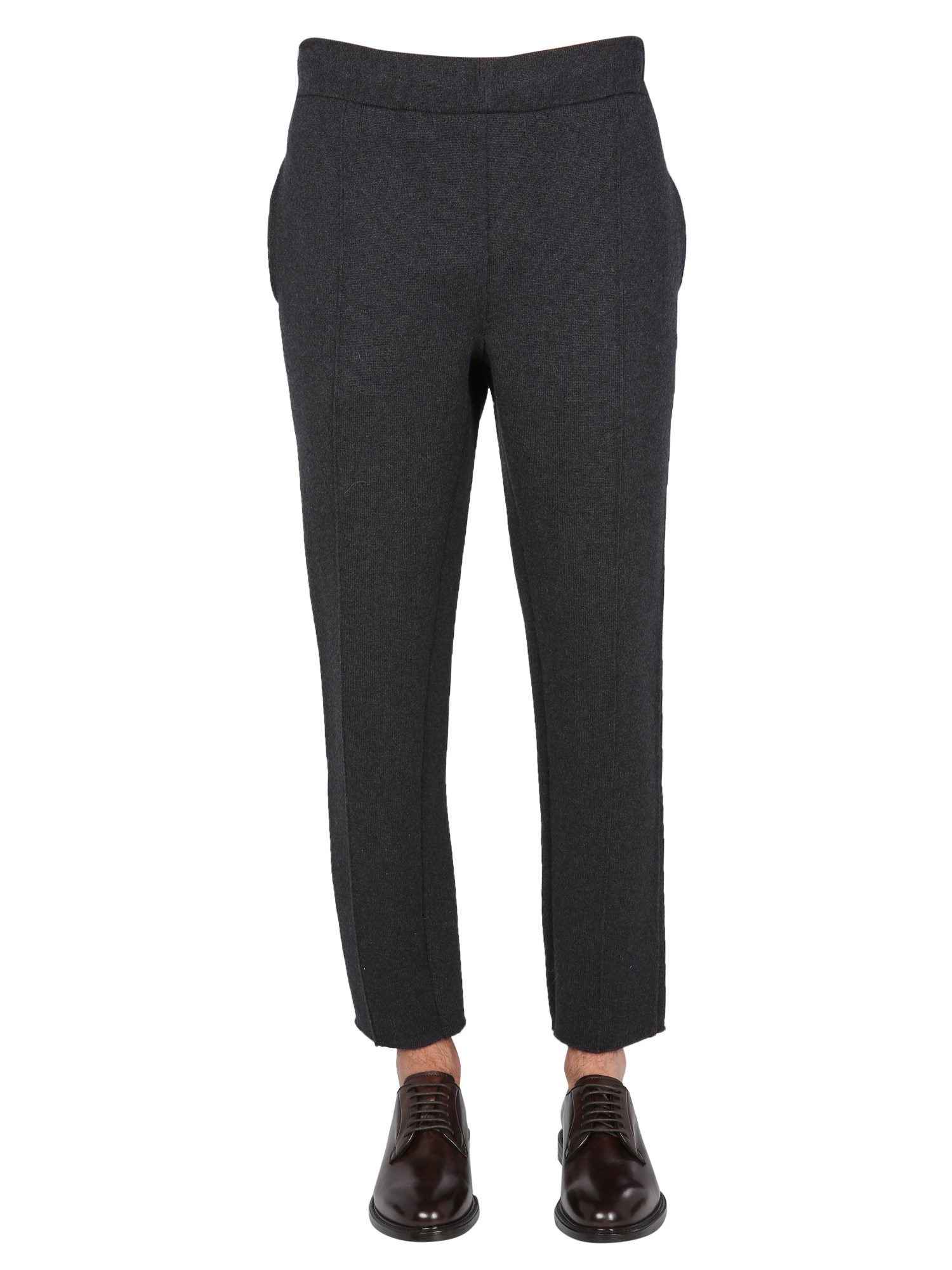 ermenegildo zegna double knitted jogging pants