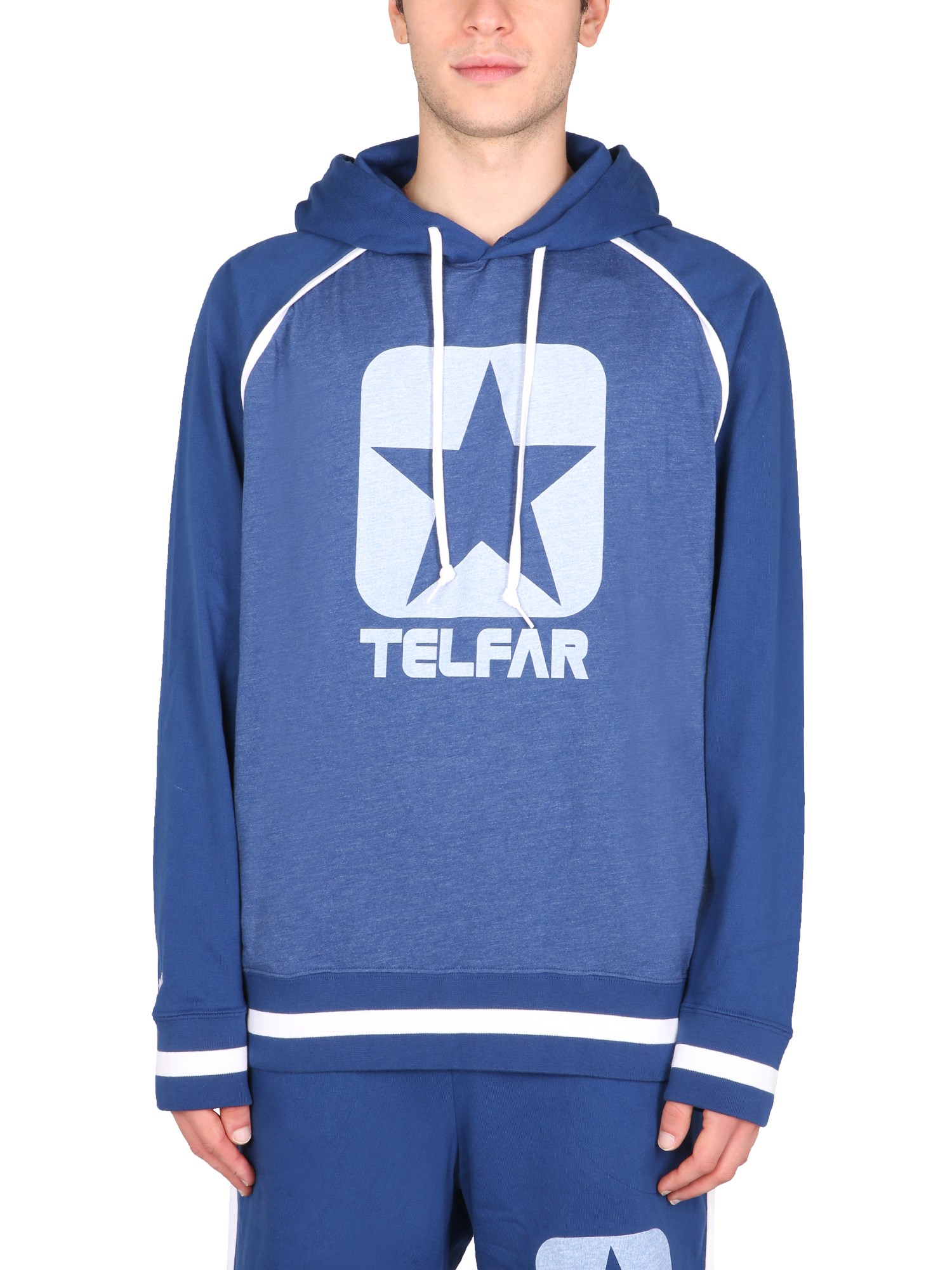 telfar x converse sweatshirt with logo print