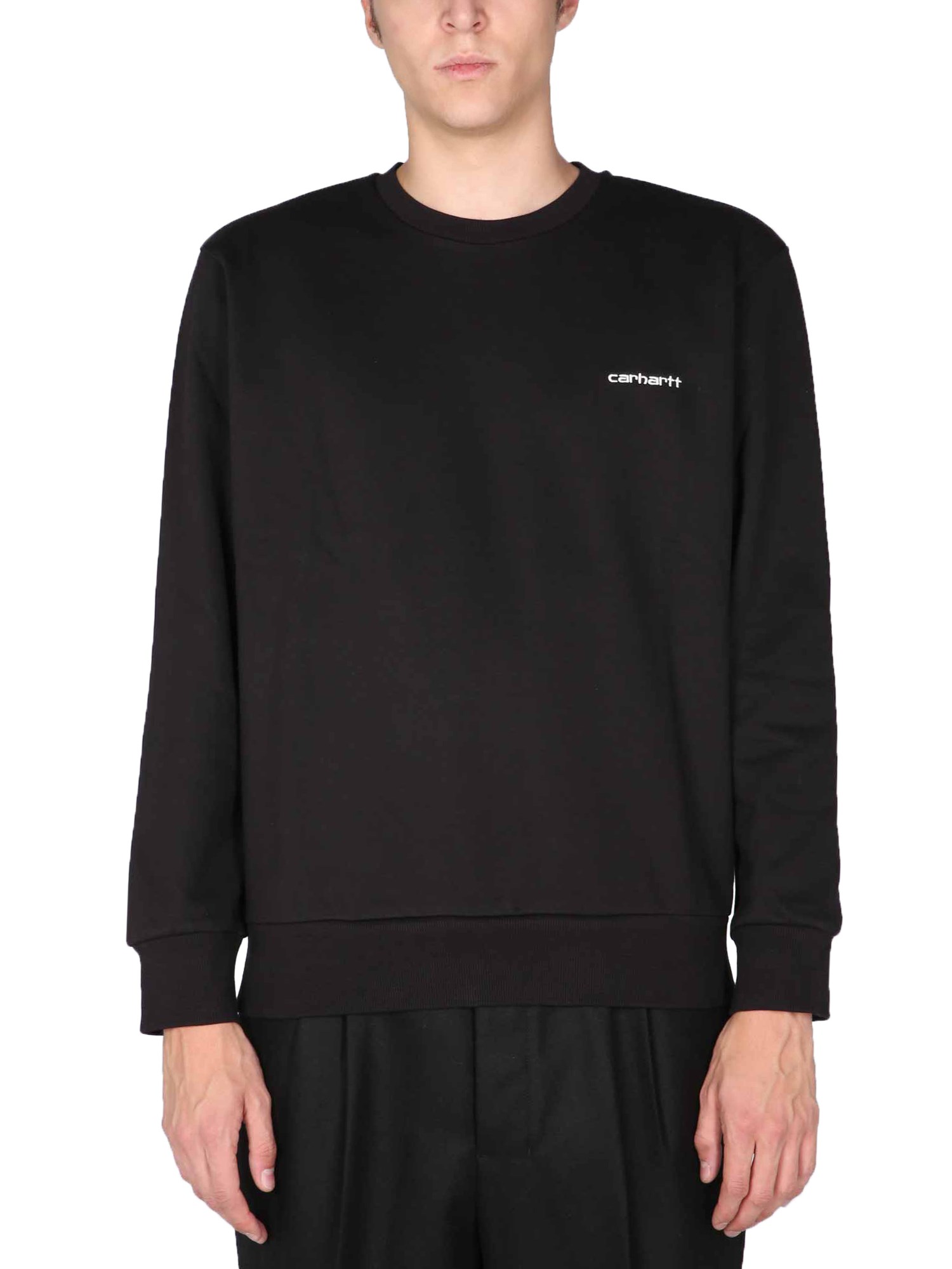 carhartt wip sweatshirt with embroidered logo