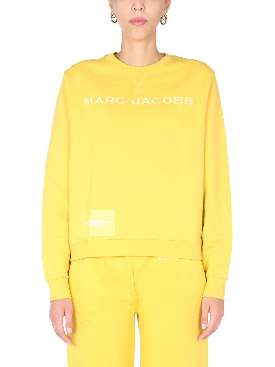 Marc jacobs shop embroidered logo sweatshirt