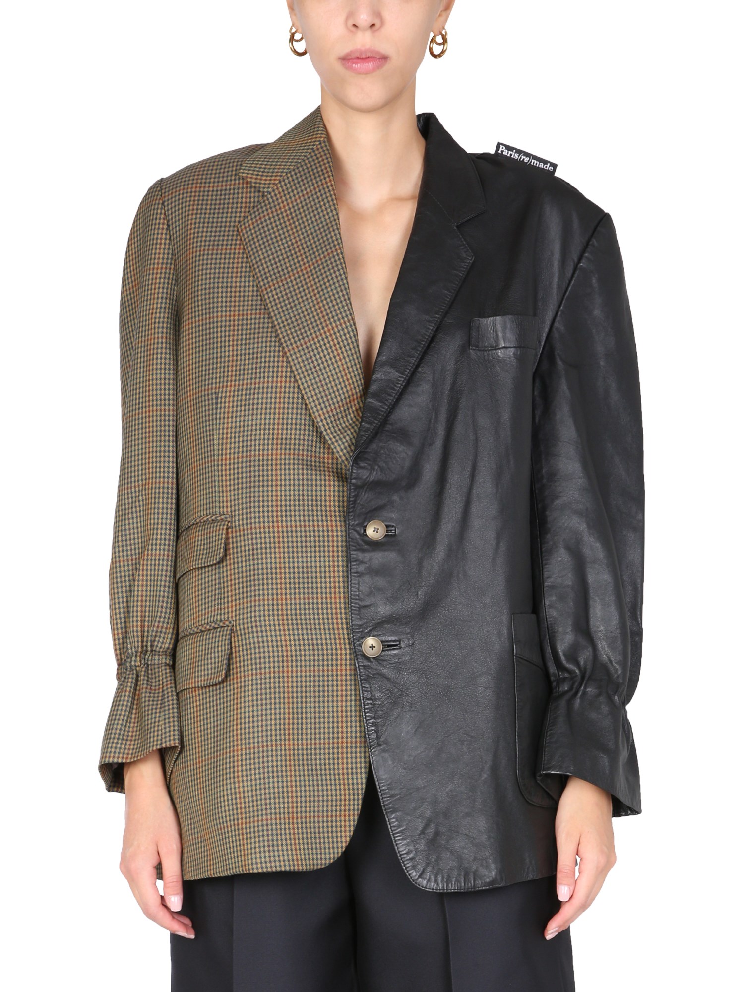 1/off single-breasted blazer