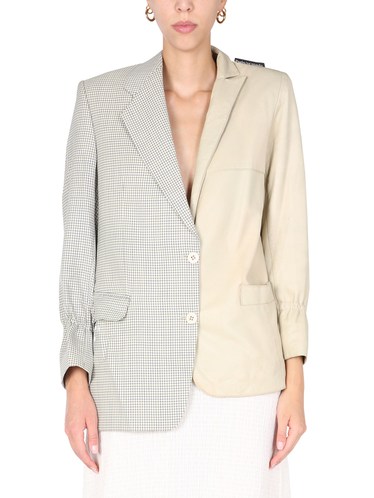1/off single-breasted blazer