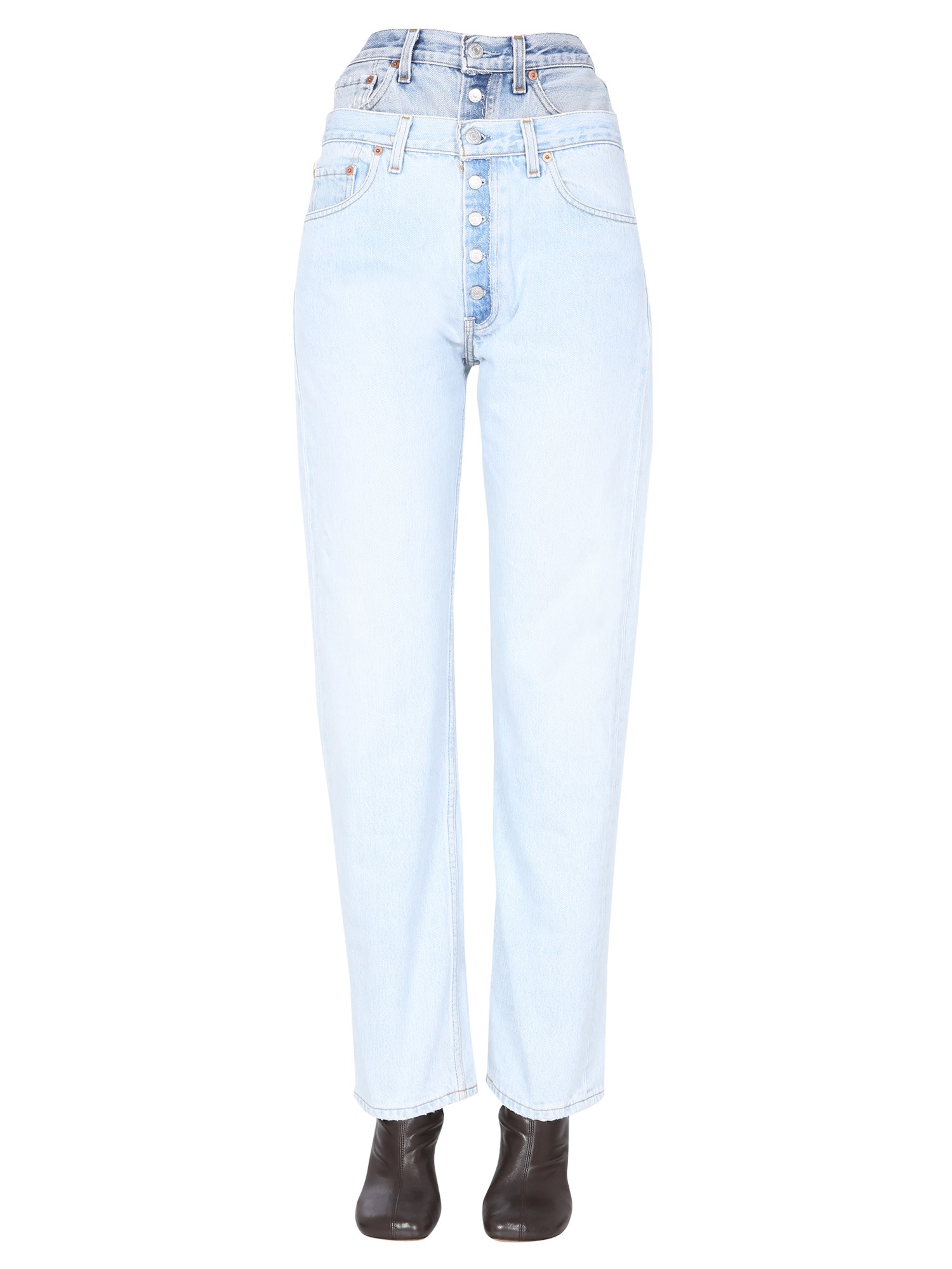 1/off double waisted jeans