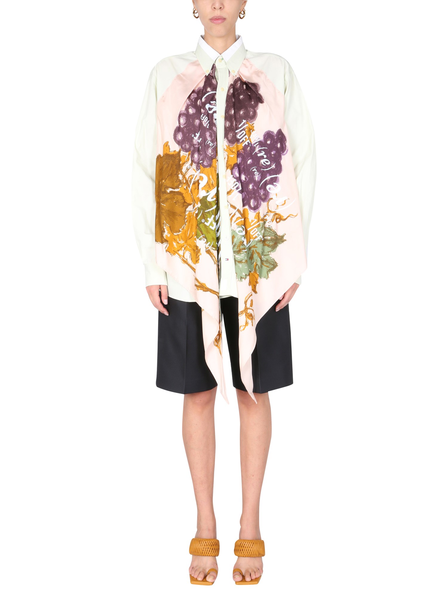 1/off remade drape shirt