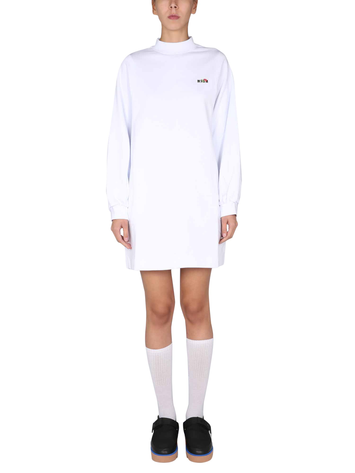 msgm dress with logo