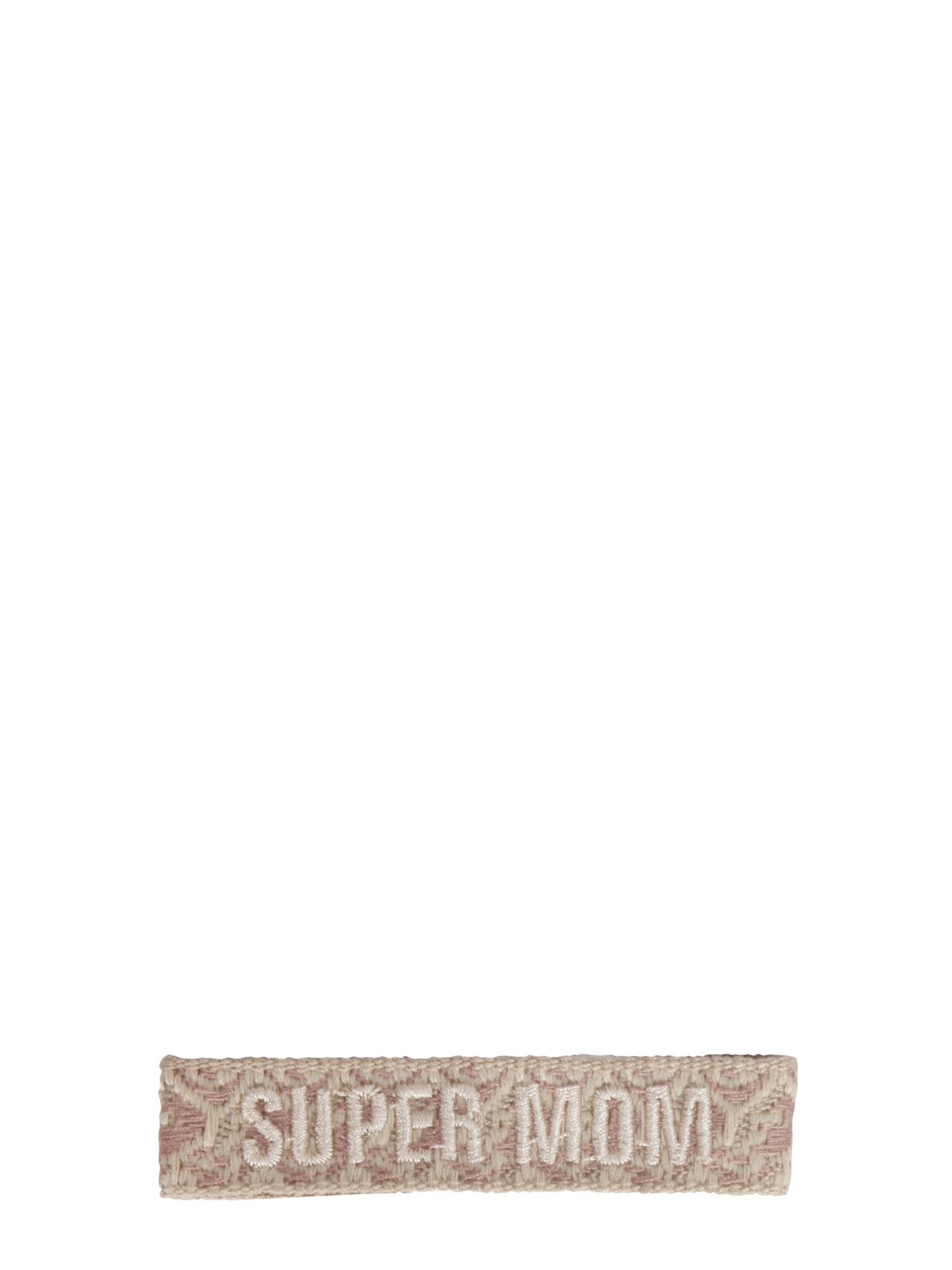 label k braided fabric bracelet