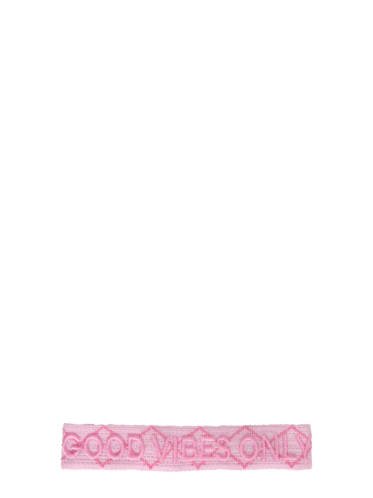 label k braided fabric bracelet