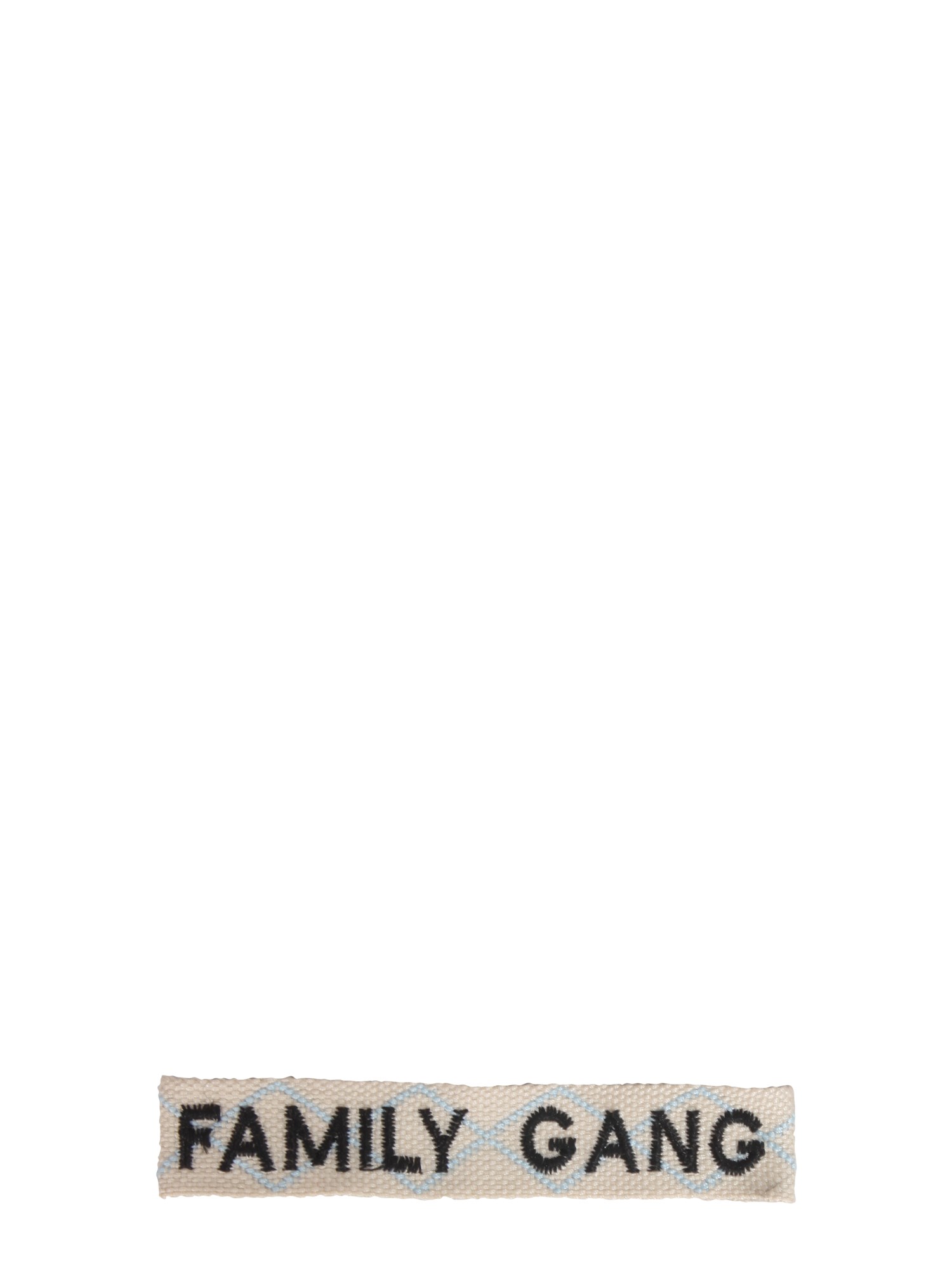 label k braided fabric bracelet