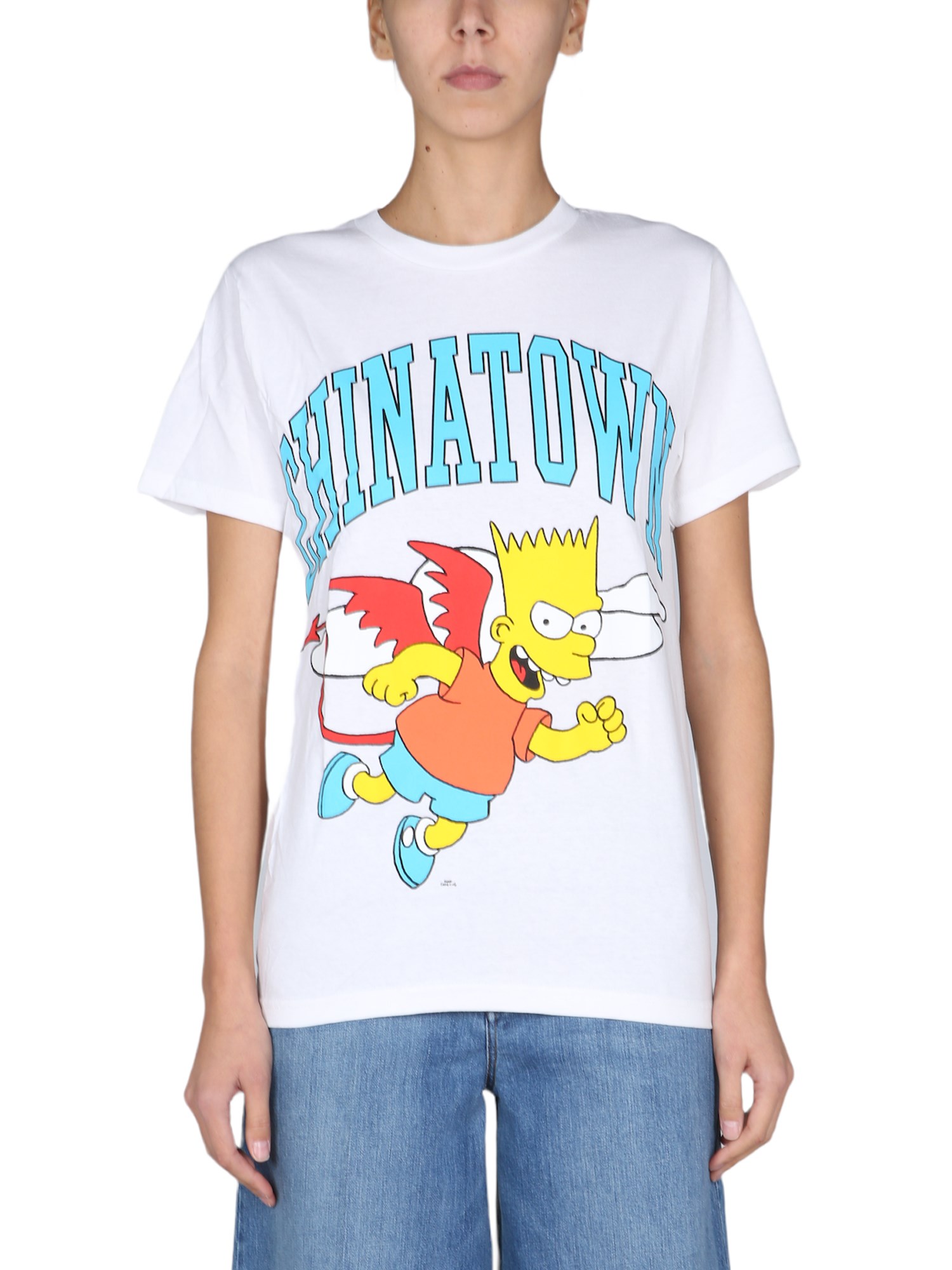 chinatown market x the simpsons "devil bart" t-shirt