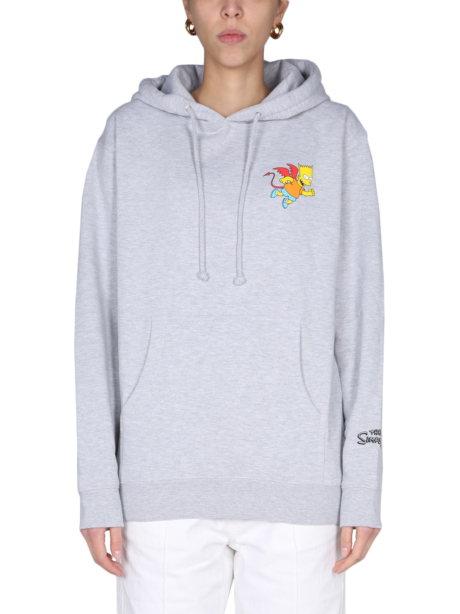 chinatown market x the simpsons "devil bart" sweatshirt