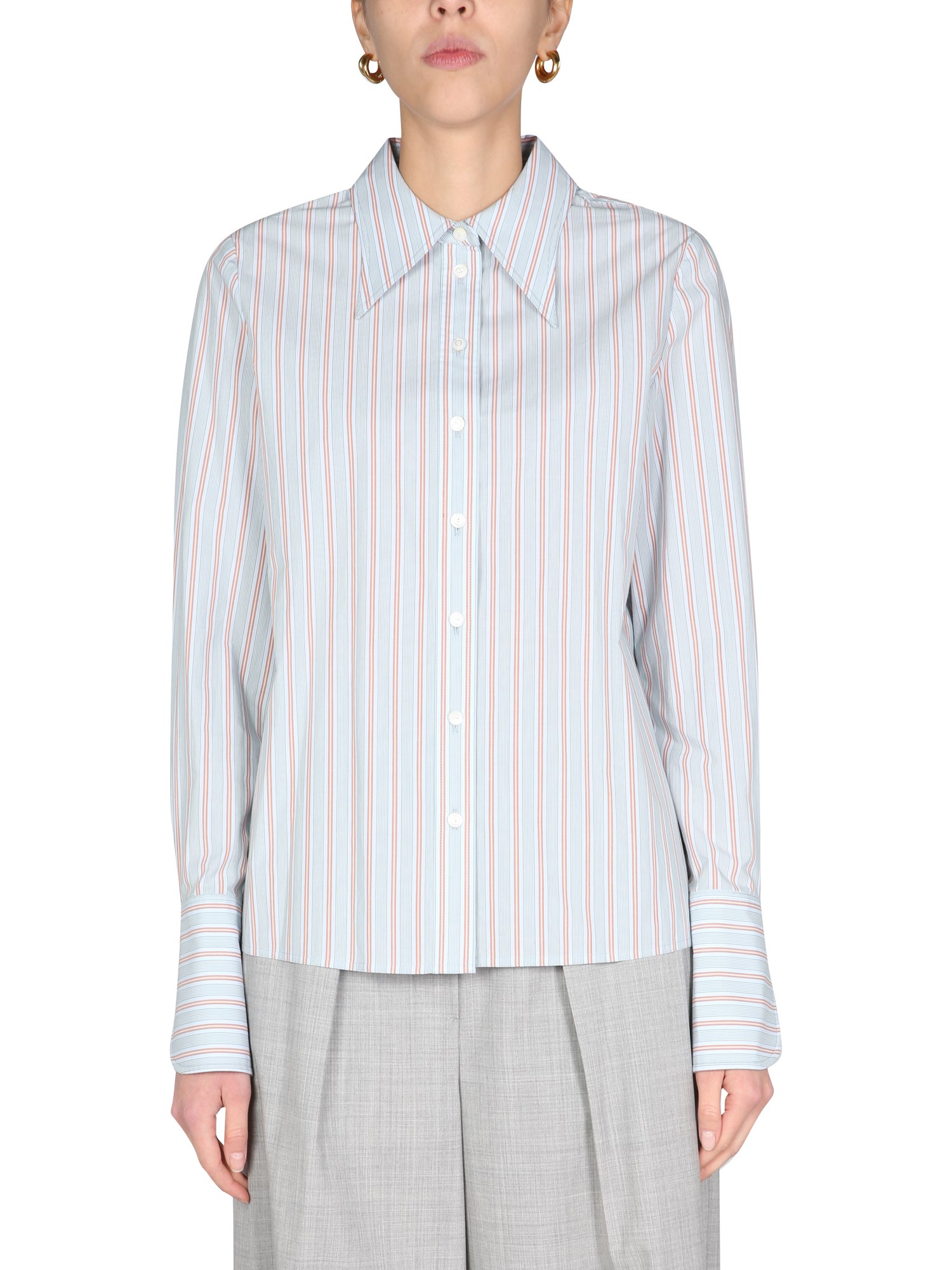 tory burch striped pattern shirt