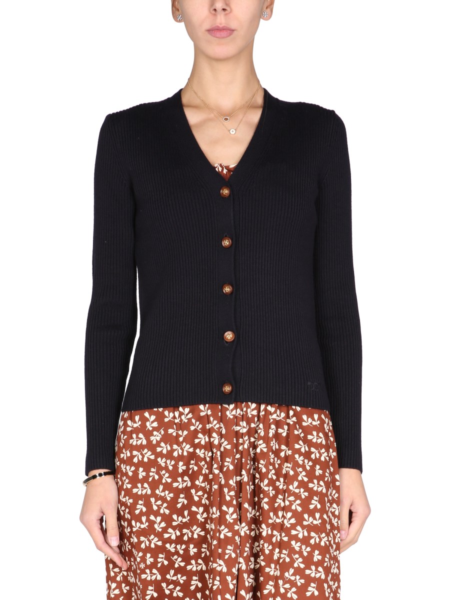 Tory burch black on sale cardigan