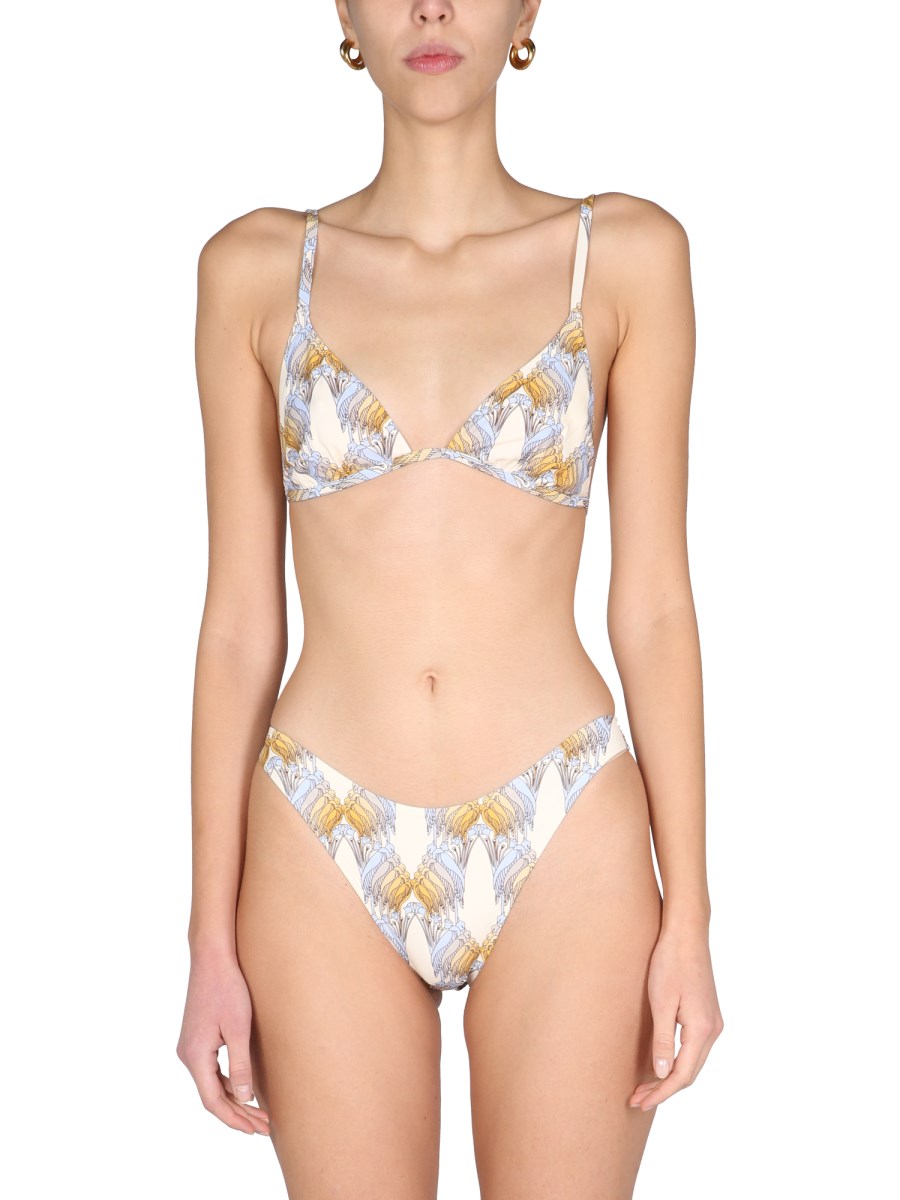 TORY BURCH SLIP BIKINI CON STAMPA ASTRATTA