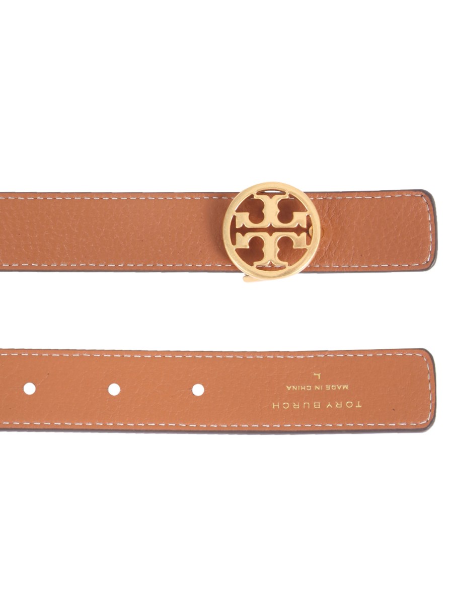 Tory Burch Women's Reversible Miller Leather Belt