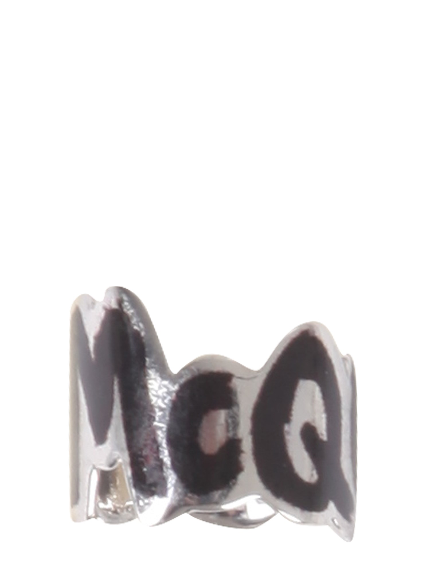 alexander mcqueen earrings with graffiti logo