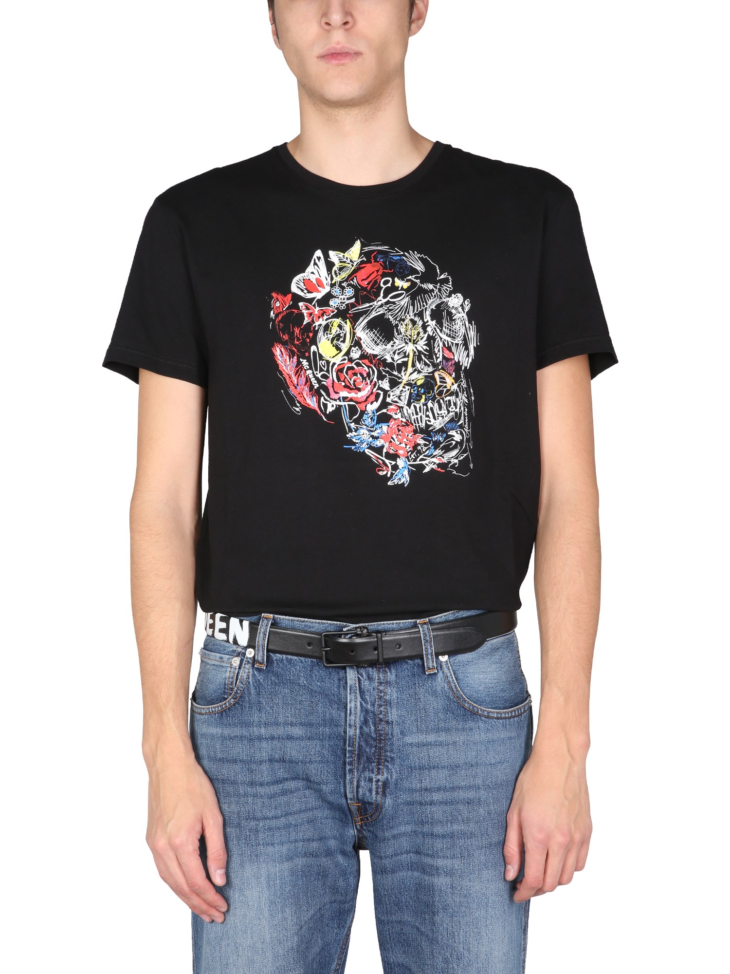 alexander mcqueen "skull" t-shirt