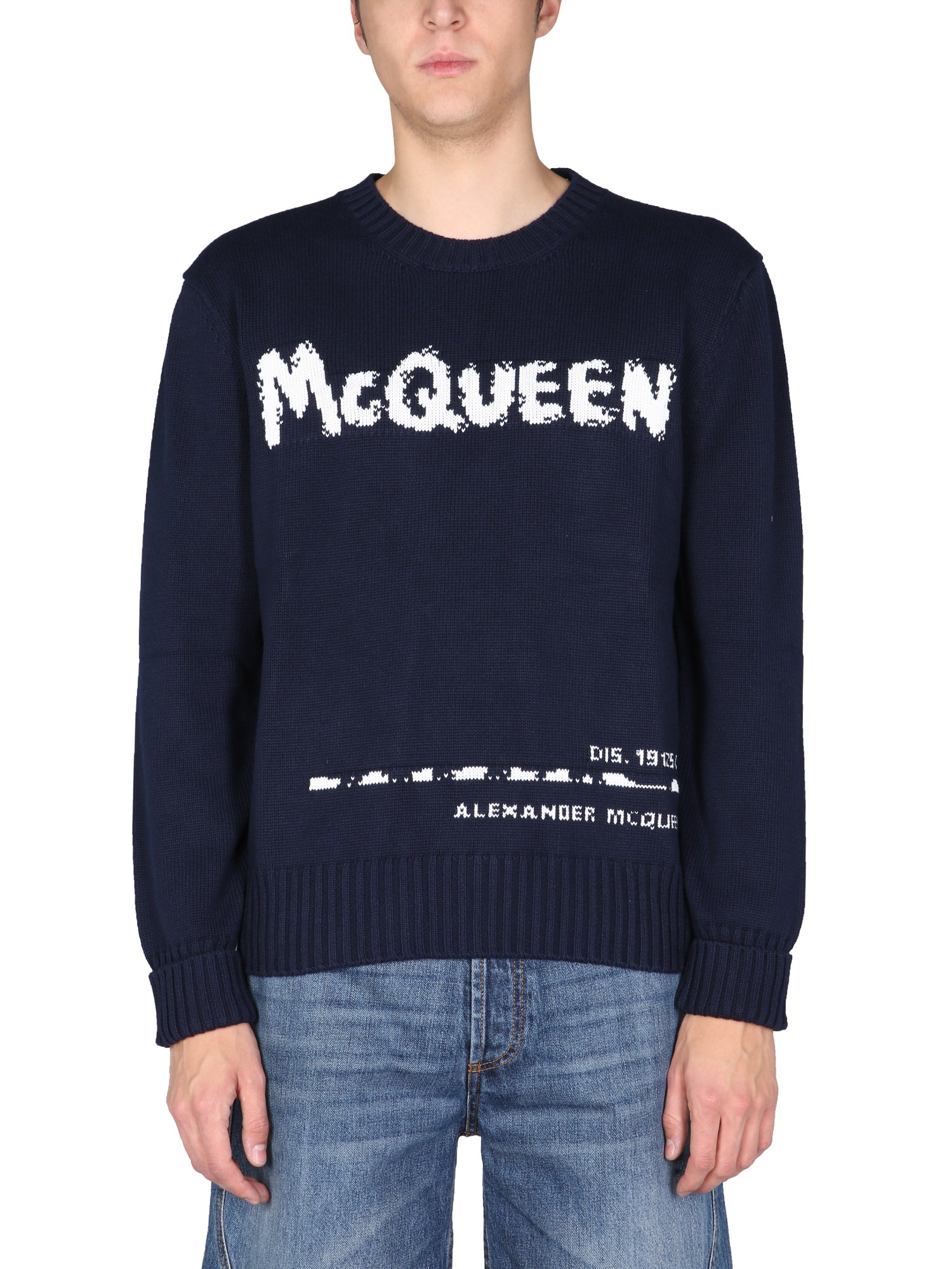 alexander mcqueen crew neck sweater