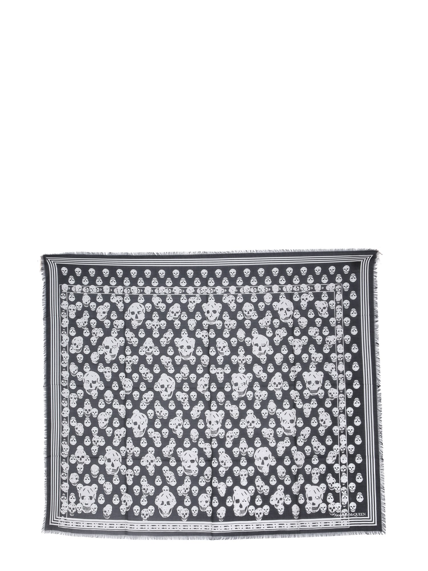 alexander mcqueen skull biker scarf