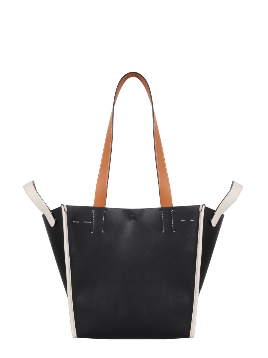 PROENZA SCHOULER WHITE LABEL MERCER LARGE LEATHER TOTE BAG