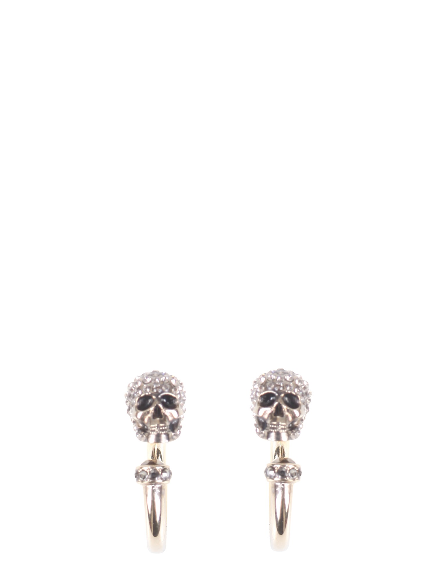 alexander mcqueen skull earrings